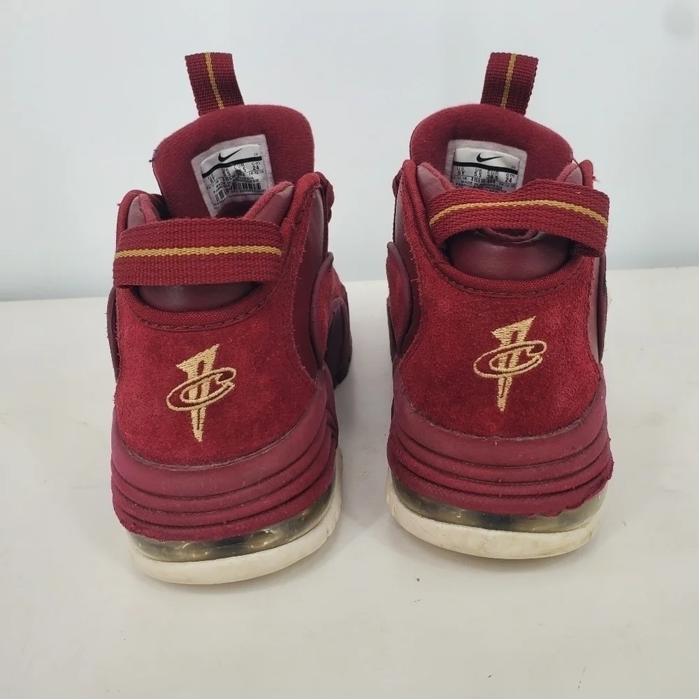 Nike Air Max Penny 1 House Party Sneakers 6 Youth 7.5 Women Shoes Team Red White